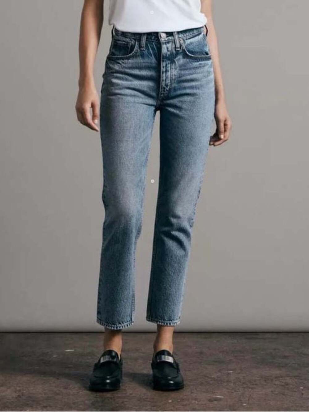Rag & Bone Nina High-Rise Ankle Cigarette Jeans Size 30 - 0009